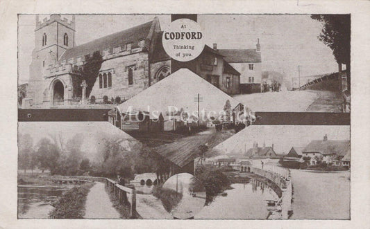 Wiltshire Postcard - At Codford St Mary Thinking of You  XT965