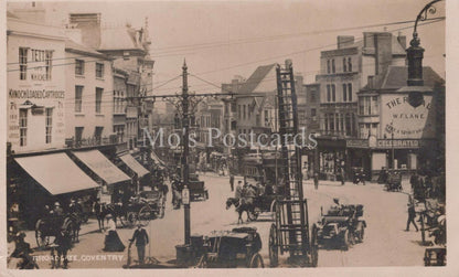 Warwickshire Postcard - Broadgate, Coventry  XT969