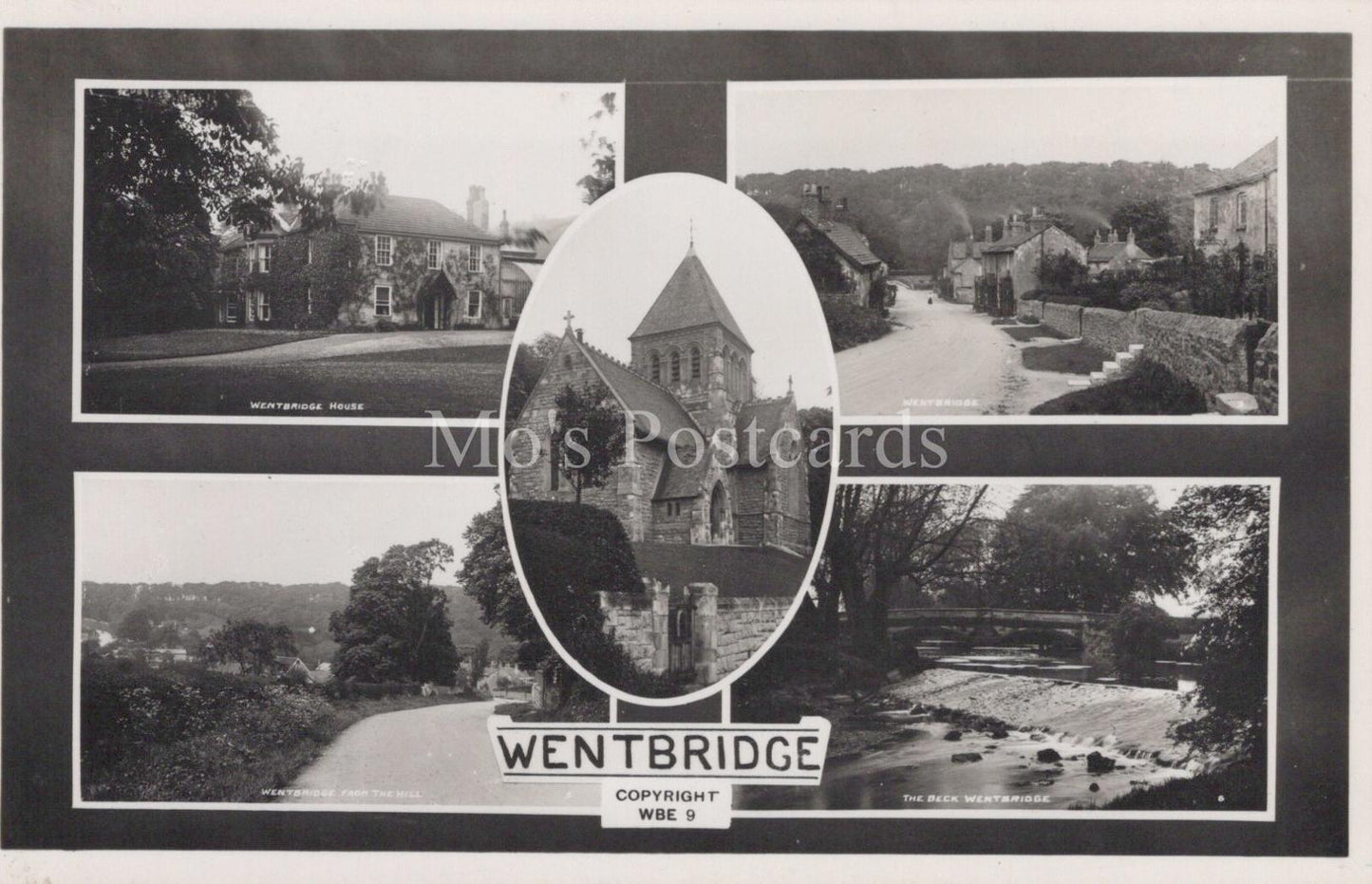 Yorkshire Postcard - Views of Wentbridge Village, West Yorkshire  XT970