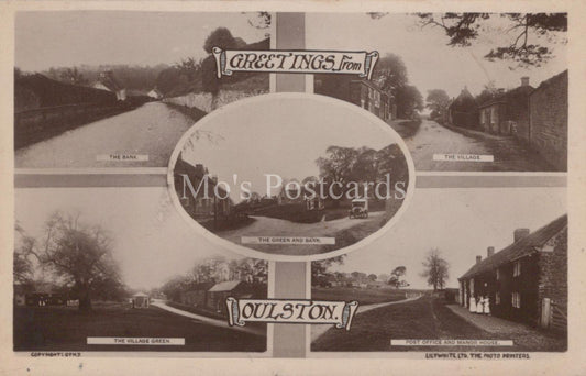 Yorkshire Postcard - Greetings from Oulston Village, Hambleton District  XT973
