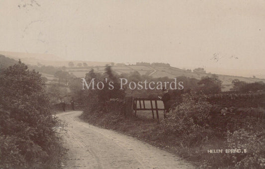 Yorkshire Postcard - Helens Spring, Shepley Village, West Yorkshire   XT976