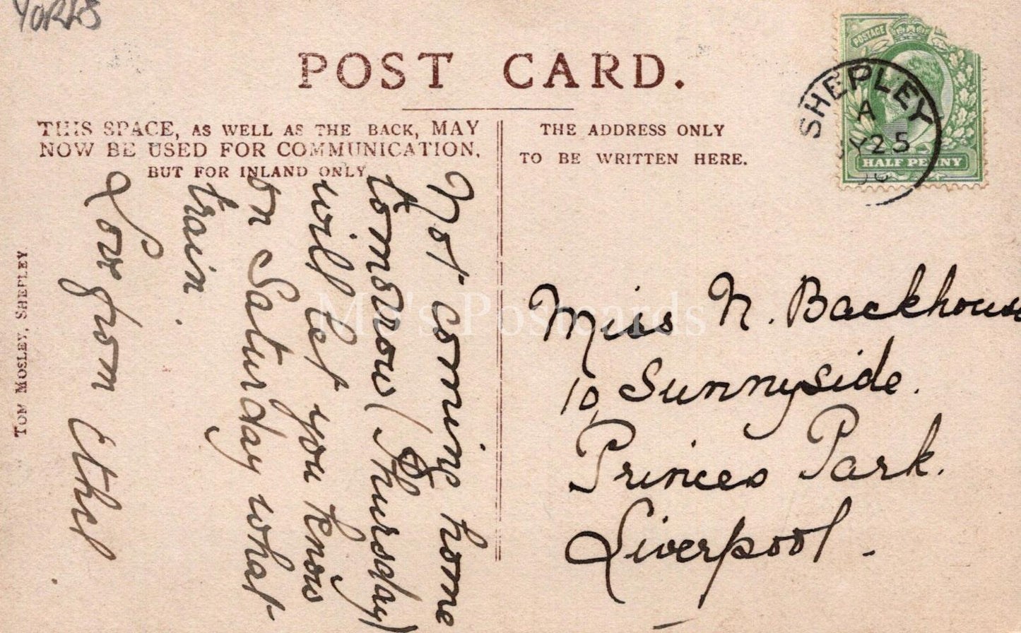 Yorkshire Postcard - Helens Spring, Shepley Village, West Yorkshire   XT976