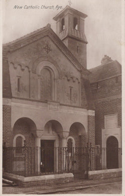Vintage photograph of a New Catholic Church in Rye