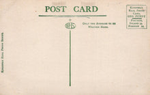 Load image into Gallery viewer, Vintage postcard with text and a logo on a beige background
