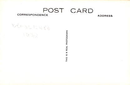 Blank postcard with text indicating it is a real photograph