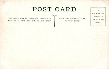 Vintage-style postcard with typographic design and text