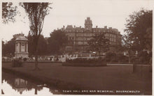 Load image into Gallery viewer, Vintage photograph of Town Hall and War Memorial in Bournemouth
