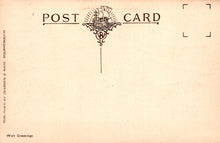 Load image into Gallery viewer, Vintage postcard with a decorative border and text
