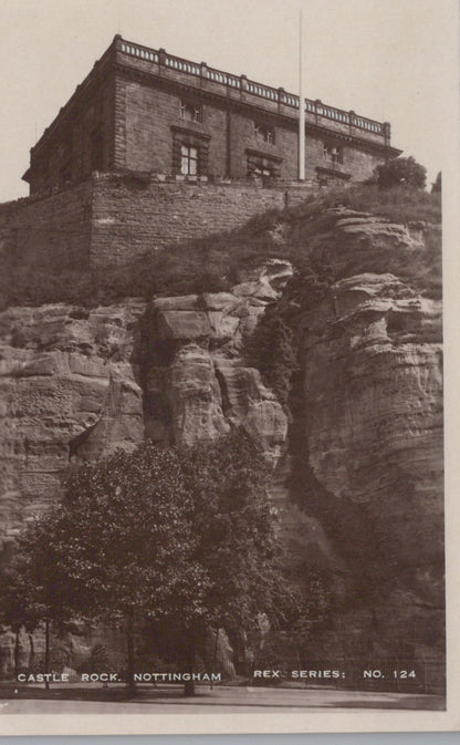 Nottinghamshire Postcard - Castle Rock, Nottingham  SW19784