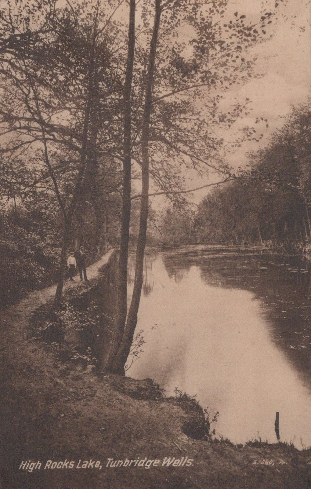 Kent Postcard - High Rocks Lake, Tunbridge Wells   SW19796