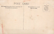 Load image into Gallery viewer, Vintage postcard with text and stamps on a beige background
