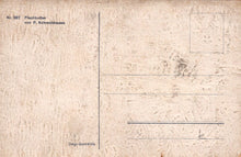 Load image into Gallery viewer, Vintage postcard with text and a grid layout on a textured beige background
