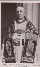 Load image into Gallery viewer, Black and white photograph of a person in religious vestments with decorative front panel.
