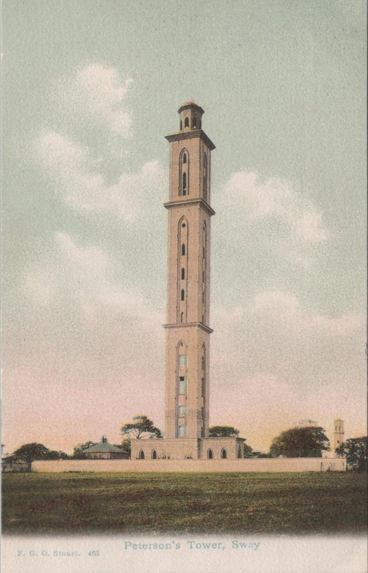 Hampshire Postcard - Peterson's Tower, Sway, Lymington   XT173
