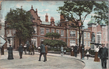 Yorkshire Postcard - Scarborough, The Municipal Buildings  XT174