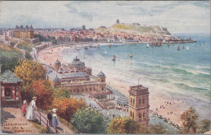 Yorkshire Postcard - Scarborough, The Spa and South Bay   XT176
