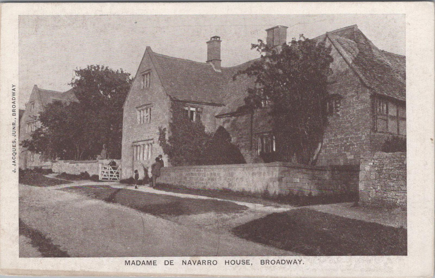 Worcestershire Postcard - Madame De Navarro House, Broadway  XT188