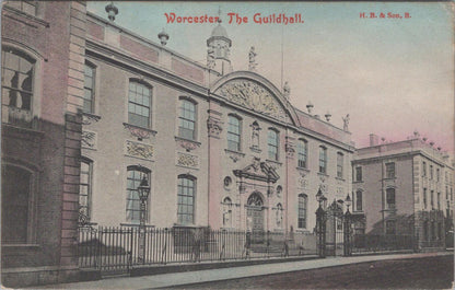 Worcestershire Postcard - Worcester, The Guildhall  XT193