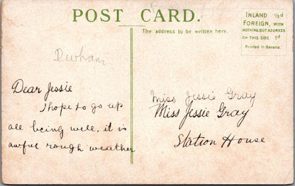 Co Durham Postcard - Stockton-on-Tees Fruit Market  XT198