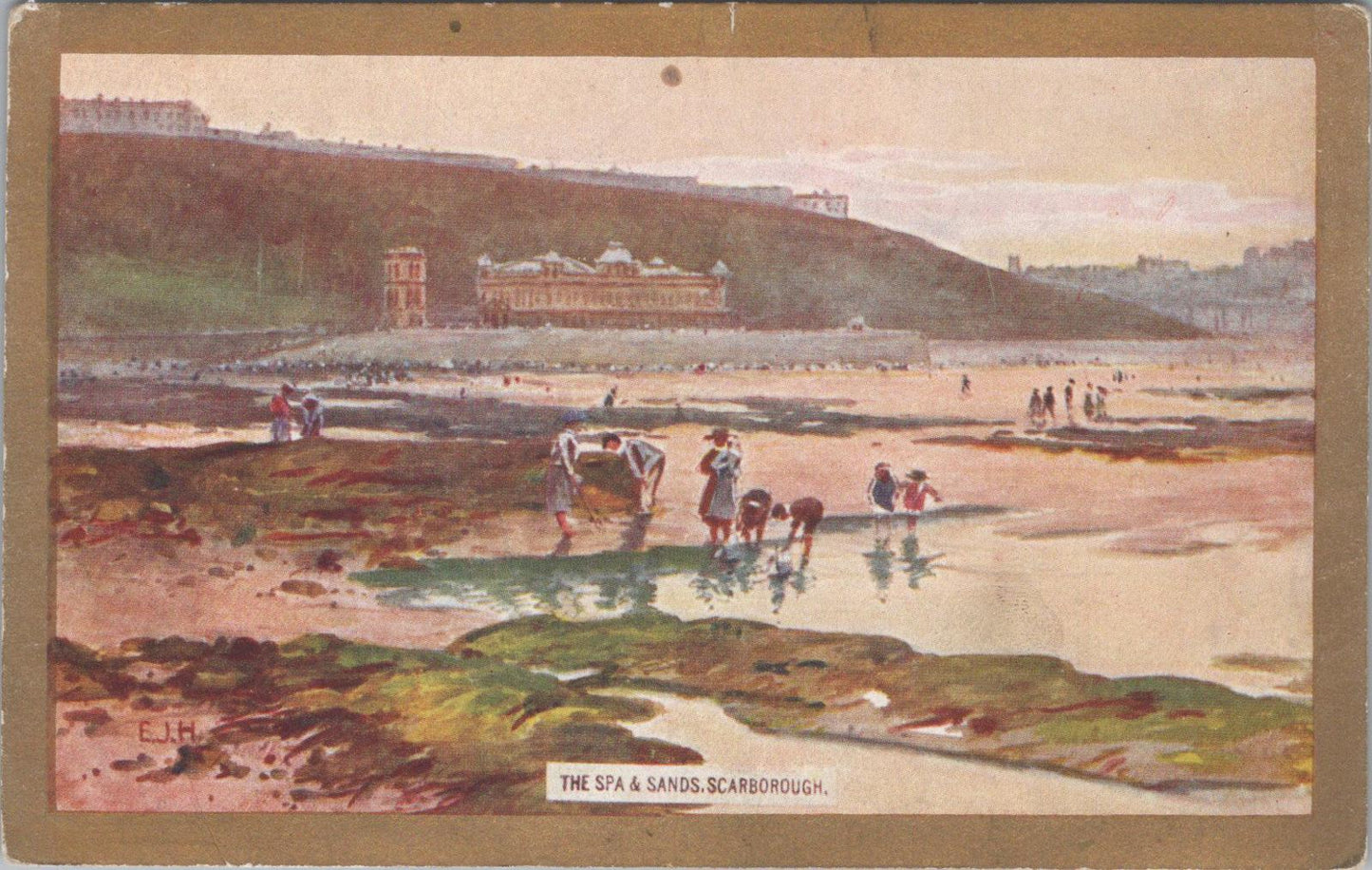 Yorkshire Postcard - The Spa and Sands, Scarborough   XT201