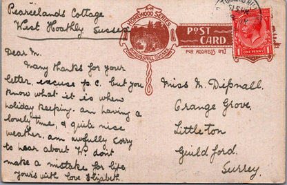 Sussex Postcard - Turners Hill Vicarage   XT220