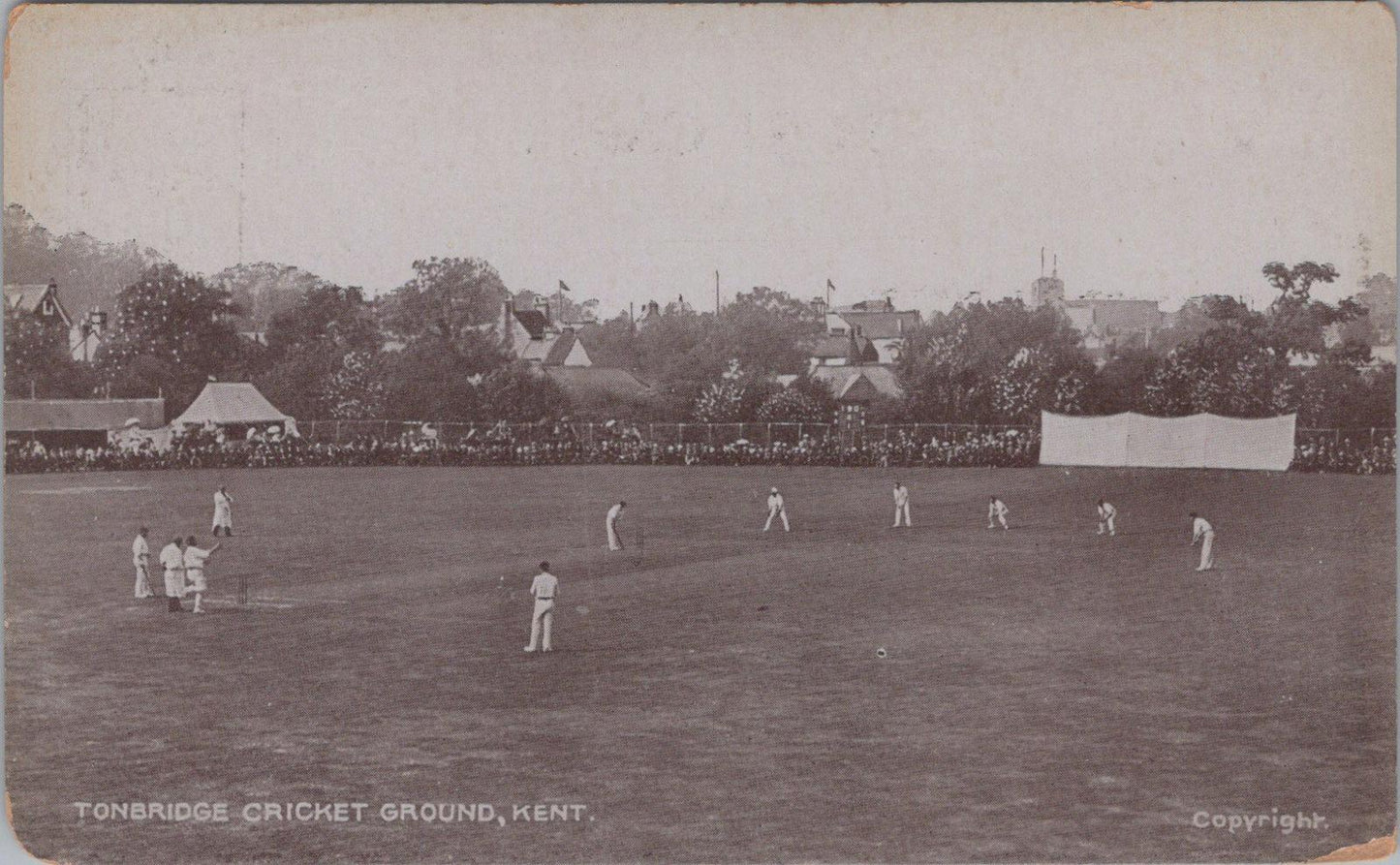 Sports Postcard - Tonbridge Cricket Ground, Kent  XT325