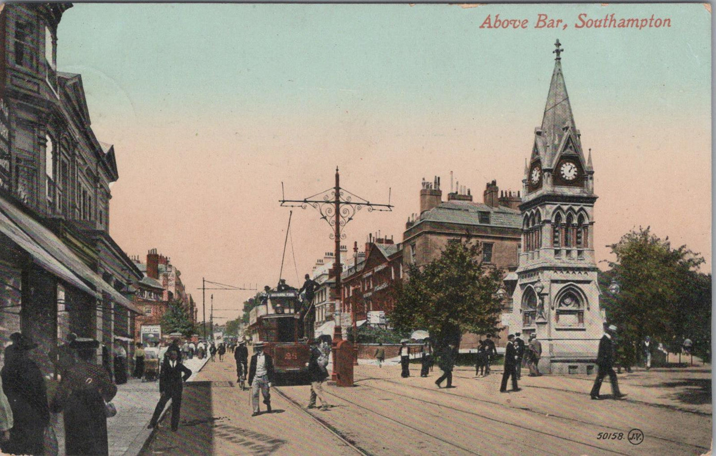 Hampshire Postcard - Above Bar, Southampton  XT328