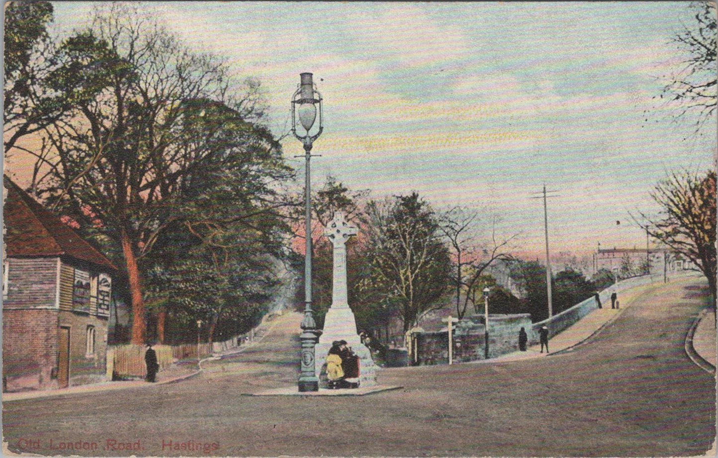 Sussex Postcard - Old London Road, Hastings   XT341