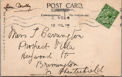 Yorkshire Postcard - Scarborough, Showing Two Bays  XT342