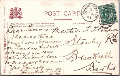 Wales Postcard - Aber Falls, Rhaeadr Fawr, bergwyngregyn, Caernarvonshire XT951