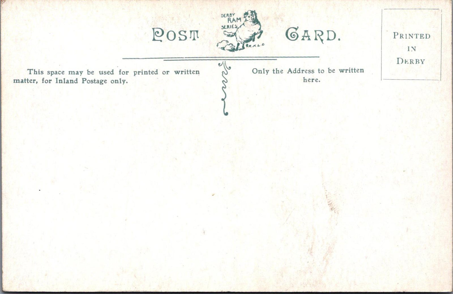 Derbyshire Postcard - St Michaels Lane, Old Derby Artist Alfred John Keene XT954
