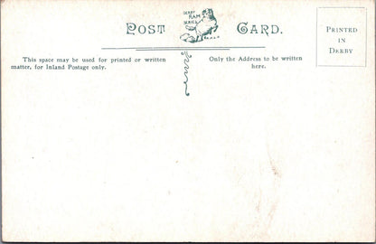 Derbyshire Postcard - St Michaels Lane, Old Derby Artist Alfred John Keene XT954