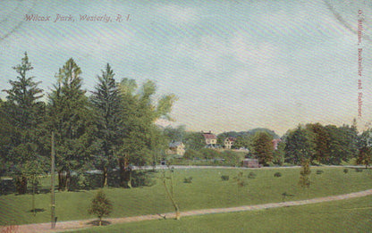 America Postcard - Wilcox Park, Westerly, Rhode Island  XT1240