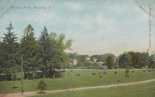 America Postcard - Wilcox Park, Westerly, Rhode Island  XT1240