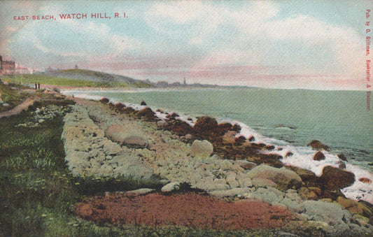 America Postcard - East Beach, Watch Hill, Rhode Island  XT1245