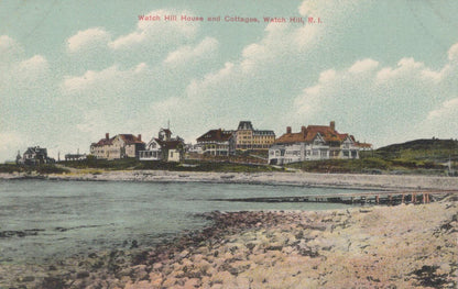 USA Postcard: Watch Hill House and Cottages Rhode Island  XT2136