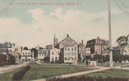 USA Postcard: Looking east from Government Landing Newport Rhode Island  XT2147