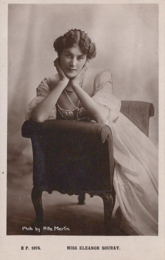 Theatrical Postcard - Miss Eleanor Souray Edwardian Actress XT1228