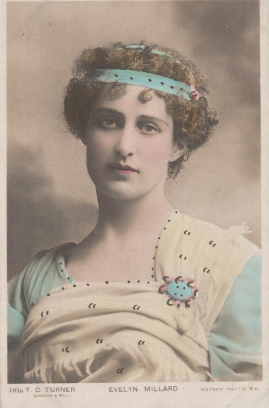 Theatrical Postcard - Miss Evelyn Millard Edwardian Actress XT1231