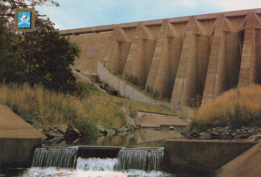 Somerset Postcard - The Dam, Wimbleball Lake, Exmoor VT580