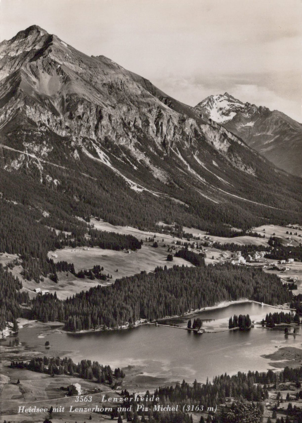 Switzerland Postcard - Lenzerheide, Heidsee Mit Lenzerhorn VT585