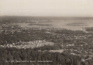 Norway Postcard - Oslo, Utsikt Fra Tarnet i Holmenkollbakken VT594