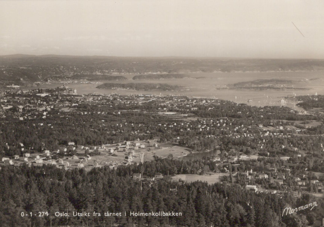 Norway Postcard - Oslo, Utsikt Fra Tarnet i Holmenkollbakken VT594