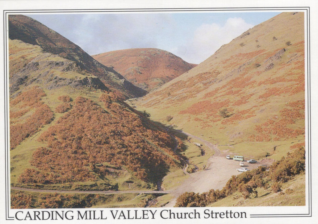 Shropshire Postcard - Carding Mill Valley, Church Stretton VT597