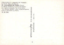 Load image into Gallery viewer, France Postcard - Calanques de Piana. Natural Wonder in Corsica  VT600
