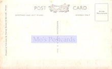 Load image into Gallery viewer, Back of a postcard with &#39;Mo&#39;s Postcards&#39; branding and vintage design elements.

