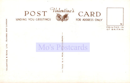 Back of a Valentine's Day postcard with branding and text