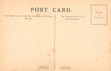 Load image into Gallery viewer, Vintage postcard with text and a line dividing the front and back
