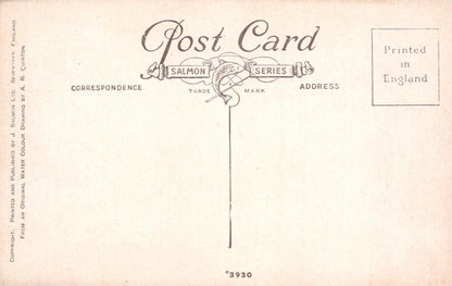 Dorset Postcard - Weymouth Esplanade and Sands, Artist A.R.Quinton  VT521