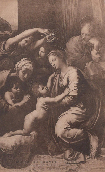 Art Postcard - Painting, The Holy Family of Francis I, Raphael  VT524